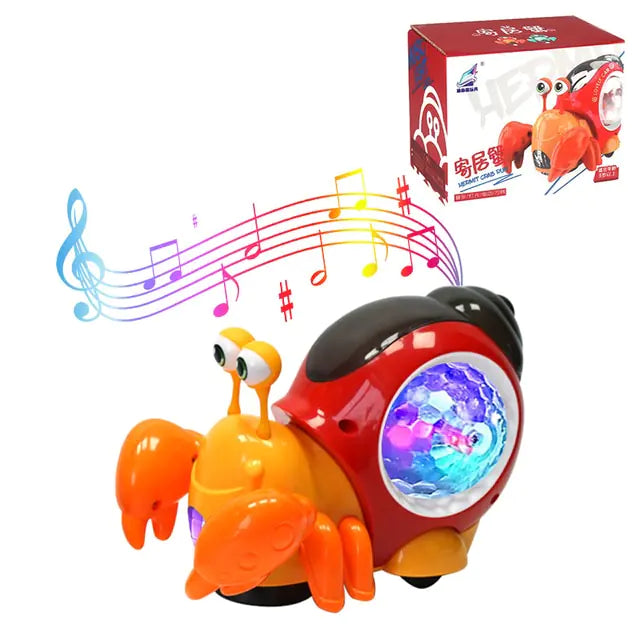 Cute Sensing Crawling Crab Baby Toys Interactive