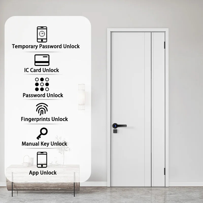 Smart Fingerprint Door Lock Handle